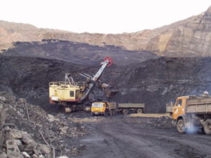 Opencast coal mine in Russia, one of the main countries from which the UK imports coal