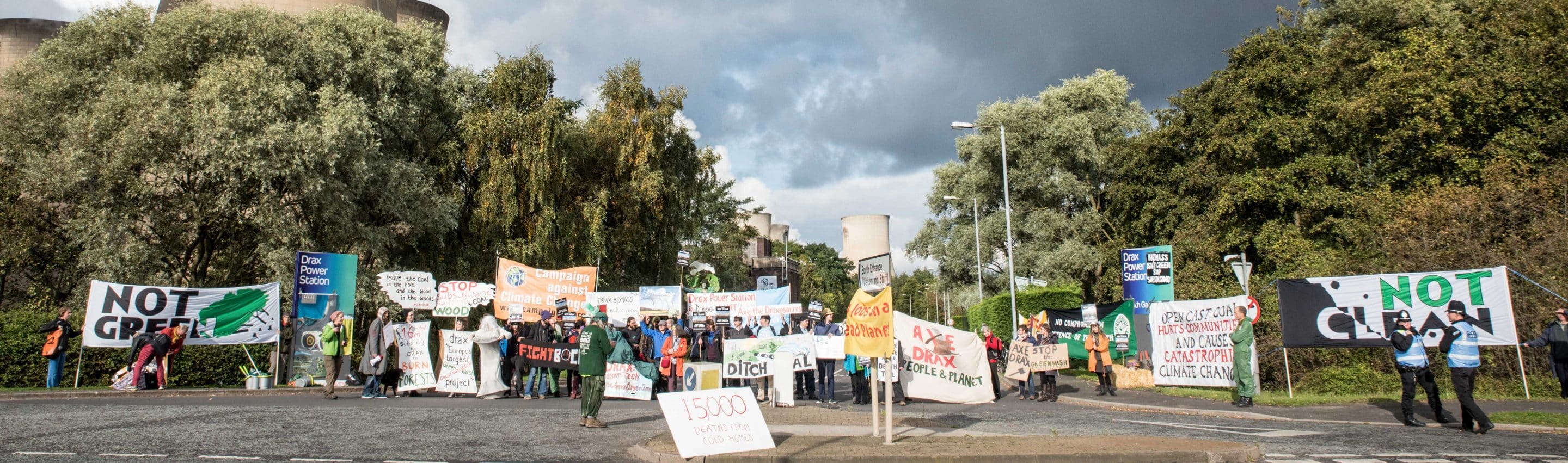 Two #AxeDrax protests in one week