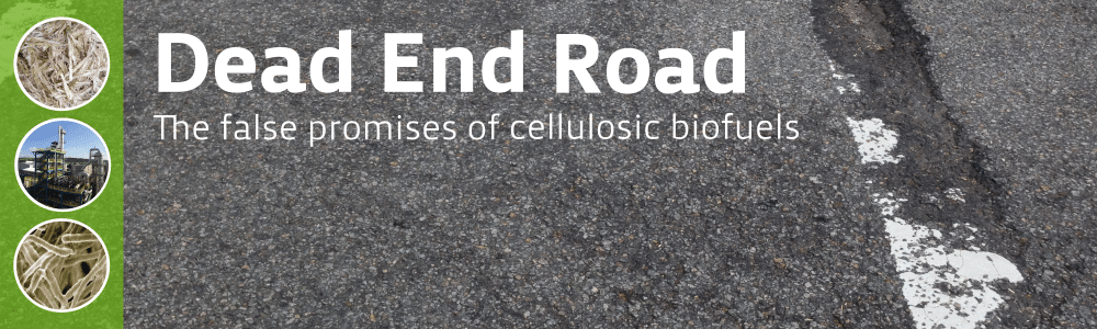 Biofuelwatch report: Dead End Road – The False Promise of Cellulosic Biofuels