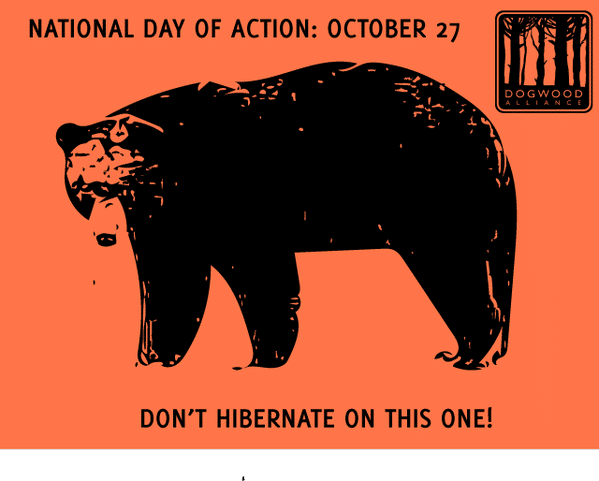 US National Day of Action:  SOS! Stop the burning of bear habitat for electricity