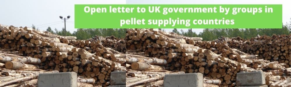Open letter to BEIS by groups in pellet supplying countries