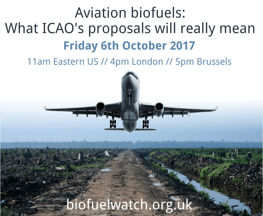 6th October: Aviation biofuels and what ICAO’s proposals will really mean